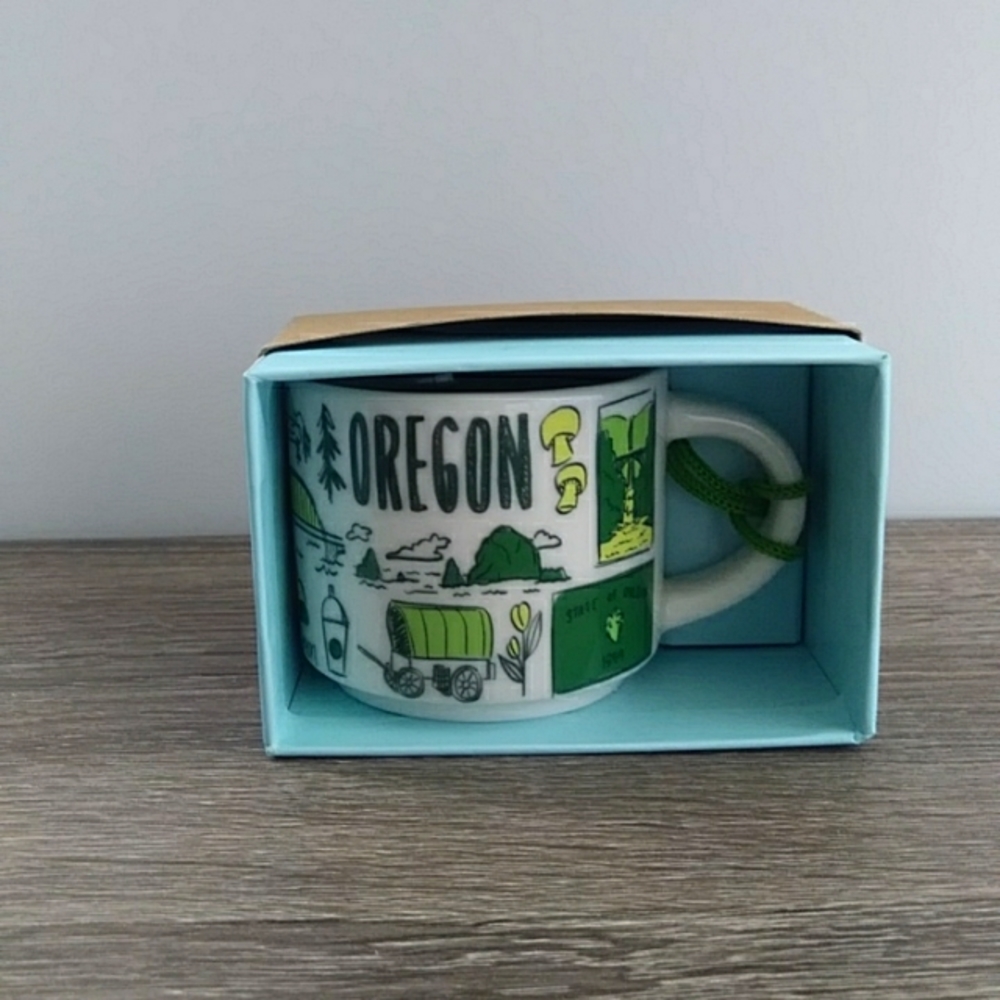 NWT Oregon Starbucks Been There Series Ornament